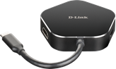 Docking station D-LINK DUB-M420, USB-C na 2x USB 3.0, 1x USB-C, HDMI, za notebook