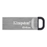 Memorija USB 3.2 FLASH DRIVE, 64 GB, KINGSTON DataTraveler Kyson DTKN/64GB, srebrni