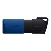 Memorija USB 3.2 FLASH DRIVE, 64 GB, KINGSTON DataTraveler Exodia M DTXM/64GB, crno/plava