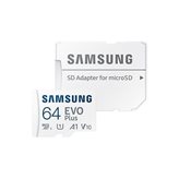 Memorijska kartica SAMSUNG, MicroSDXC, 64GB EVO Plus, MB-MC64KA/EU, class 10