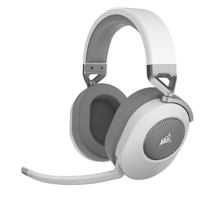 Slušalice CORSAIR HS65 Wireless, bežične, mikrofon, bijele