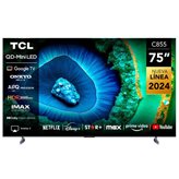 Mini-LED TV 75" TCL 75C855, Google TV, 4K UHD, DVB-T2/C/S2, HDMI, Wi-Fi, USB, BT, energetski razred F