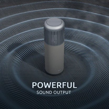 Zvučnik HIFUTURE Wedge, BT, LED svijetlo, srebrni