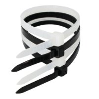 Plastične vezice za kabele, 7.5 mm x 400 mm, bijele, 25 kom