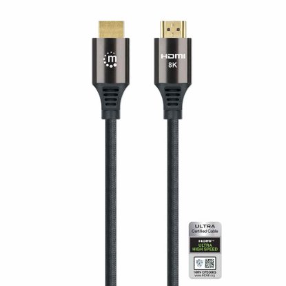 Kabel MANHATTAN, HDMI (M) na HDMI (M), Ultra High Speed s Ethernetom, 8K@60Hz, 3m