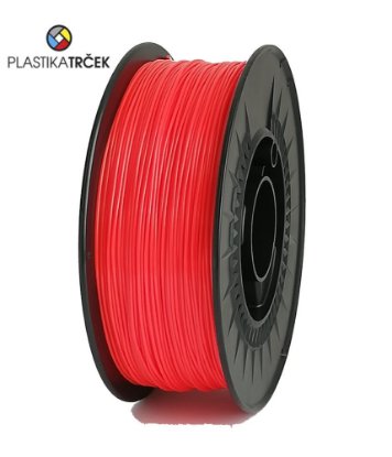 Filament za 3D printer PLASTIKA TRČEK, PLA – 0.4 Kg, Neon crveni