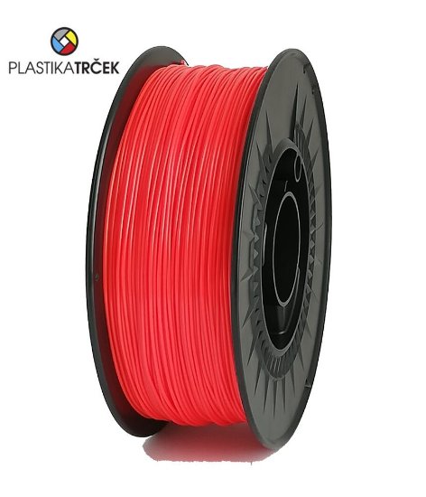 Filament za 3D printer PLASTIKA TRČEK, PLA – 0.4 Kg, Neon crveni