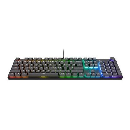 Tipkovnica TRUST GXT 866 Torix, Gaming, mehanička, USB, US layout, crna