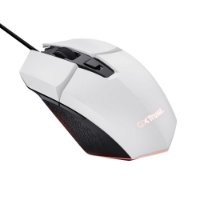 Miš TRUST GXT 109W Felox, RGB, optički, 6400dpi, bijeli