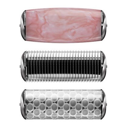 Uređaj za njegu lica i tijela GESKE MicroNeedle Face & Body Roller, 9u1, magenta
