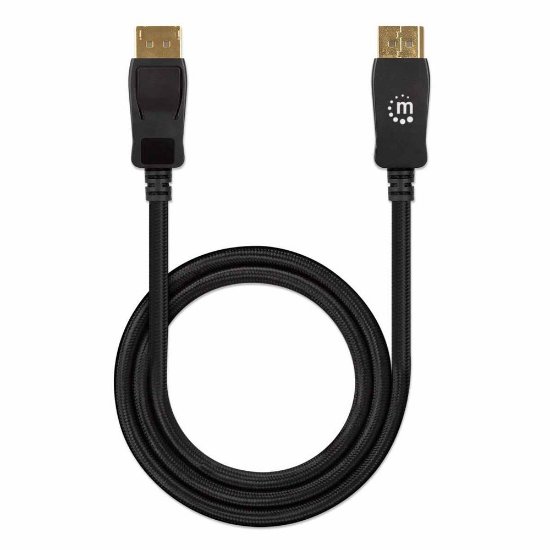 Kabel MANHATTAN, DisplayPort (M) na DisplayPort (M), 8K@60Hz, 2.0m