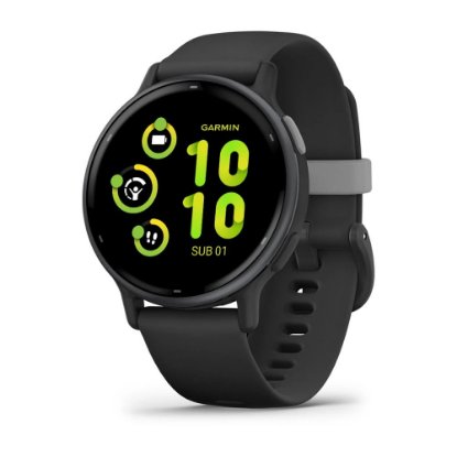 Pametni sat GARMIN Vivoactive 5, senzor otkucaja, GPS, crni/crni remen
