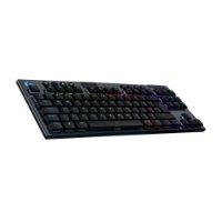 Tipkovnica LOGITECH Gaming G915 X TKL Clicky, RGB, mehanička, US Layout, USB, crna