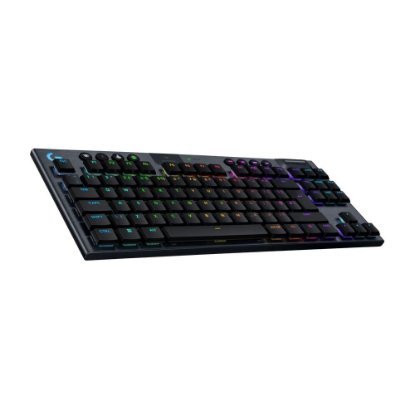 Tipkovnica LOGITECH Gaming G915 X TKL Clicky, RGB, mehanička, US Layout, USB, crna