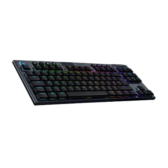Tipkovnica LOGITECH Gaming G915 X TKL Clicky, RGB, mehanička, US Layout, USB, crna