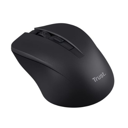 Miš TRUST Mydo Silent, optički, bežični, 1800dpi, crni