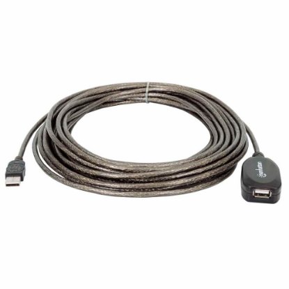 Kabel MANHATTAN, USB 2.0 USB-A (M) na USB-A (Ž), produžni, aktivni, 10.0m
