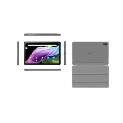 Tablet ACER Iconia P10 NT.LFSEX.002, 10.4", 4GB, 128GB, Android 12, sivi + Futrola