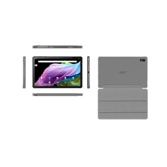 Tablet ACER Iconia P10 NT.LFSEX.002, 10.4", 4GB, 128GB, Android 12, sivi + Futrola