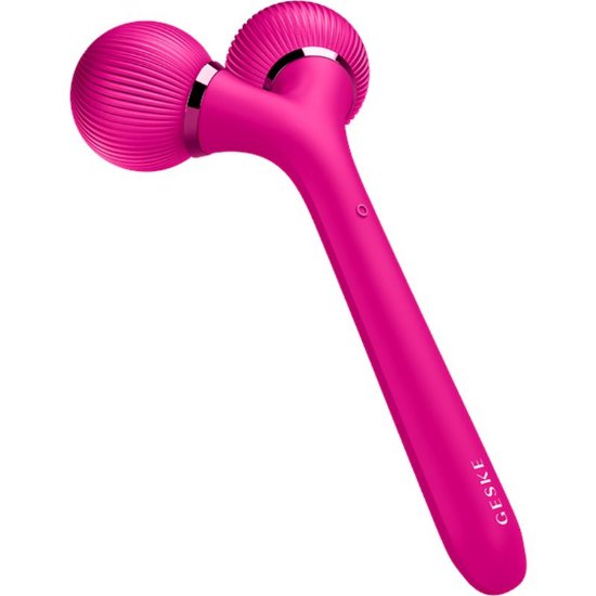 Uređaj za njegu lica i tijela GESKE Sonic Facial & Body Roller, 4u1, magenta
