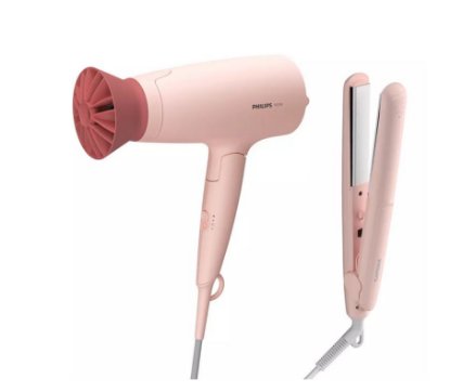 Set za oblikovanje kose PHILIPS BHP398/00, 1600 W, sklopiva drška, putni