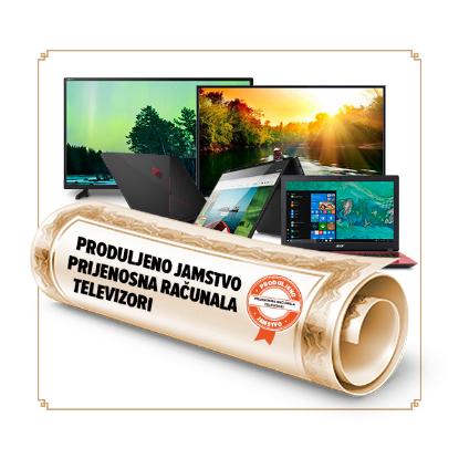 Produljeno jamstvo za laptop / stolno računalo / monitor / igraću konzolu / TV sa 12 na 36 mjeseci - vrijednosti uređaja 995,43-1493,13 €