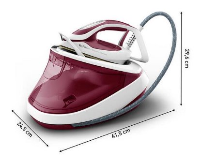 Parna postaja TEFAL GV9711E0, 7,5 bara, 590 g/min, ružičasto-bijela