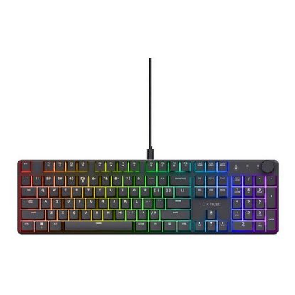 Tipkovnica TRUST GXT 866 Torix, Gaming, mehanička, USB, US layout, crna