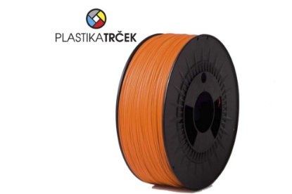 Filament za 3D printer PLASTIKA TRČEK, PLA – 1kg, Neon narančasti