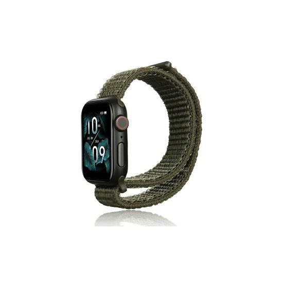 Zamjenski remen BELINE Nylon za Apple Watch 42/45/45/49mm, khaki