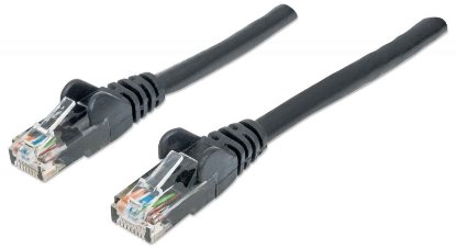 Kabel INTELLINET, patch CAT6, U/UTP, crni, 2m