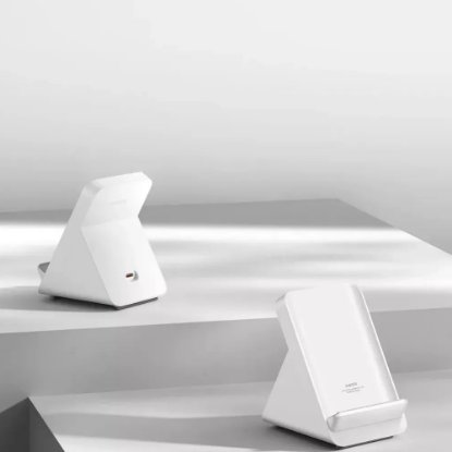 Kućni punjač XIAOMI Adaptive Wireless Charging Stand, 80W, za smartphone, bežični, bijeli