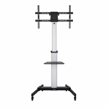 Nosač za TV MANHATTAN 462327, 37" - 86", 50kg, podni, mobilni, srebrno-crni