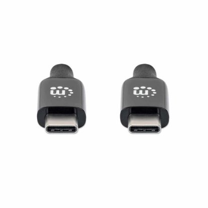 Kabel MANHATTAN, USB 3.2 Gen2, USB-C (M) na USB-C (M), PD 60W, 1.4 DP Alt Mode, 5.0m