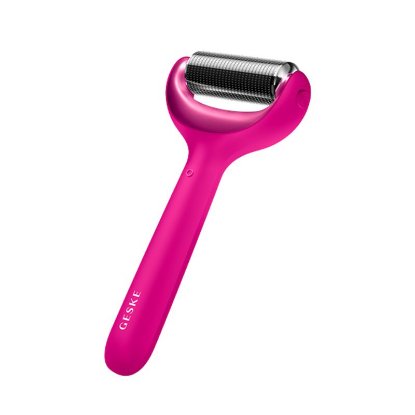 Uređaj za njegu lica i tijela GESKE MicroNeedle Face & Body Roller, 9u1, magenta