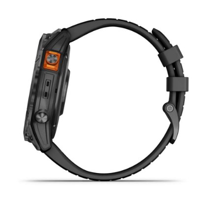 Pametni sat GARMIN Fenix 7X Pro Solar, HR, GPS, multisport, tamnosivi/crni remen