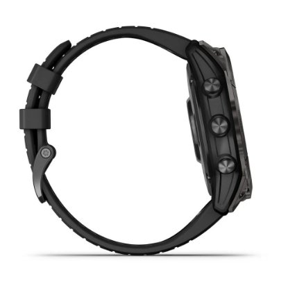 Pametni sat GARMIN Fenix 7X Pro Solar, HR, GPS, multisport, tamnosivi/crni remen