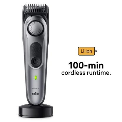 Aparat za šišanje/trimer BRAUN BT7420 +8 nastavaka, kosa, brada, sivi