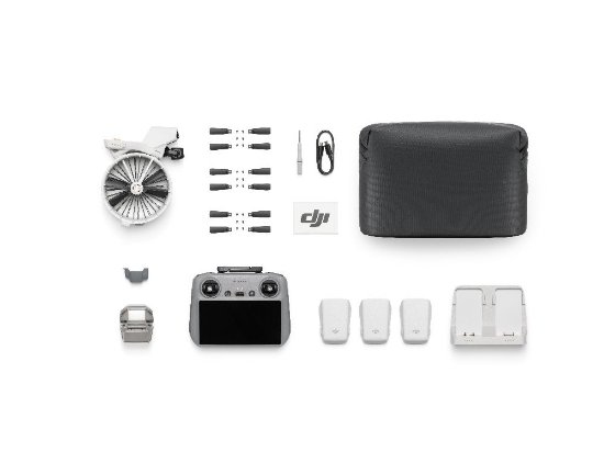 Dron DJI Flip Fly More Combo (DJI RC 2), 4K UHD kamera, 3-axis gimbal, vrijeme leta do 31min, upravljanje daljinskim upravljačem, sivi