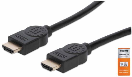 Kabel MANHATTAN, HDMI (M) na HDMI (M), 4K@60Hz UHD, High Speed sa Ethernet, 3.0m