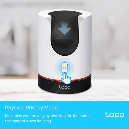Mrežna nadzorna kamera TP-LINK Tapo C225, 2K 360°, unutarnja, WiFi, senzor