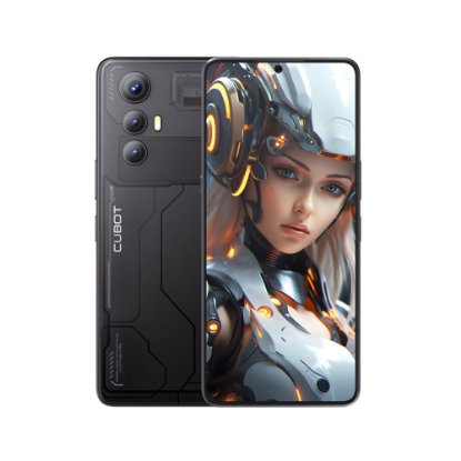 Smartphone CUBOT Max 5, 6,95", 12GB, 256GB, Android 14, crni