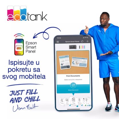 Multifunkcijski printer EPSON EcoTank L3276, printer/scanner/copy, 5760 x 1440, WiFi, USB, bijeli