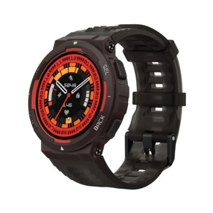 Pametni sat AMAZFIT Active Edge, 1.32", pametne obavijesti, crni
