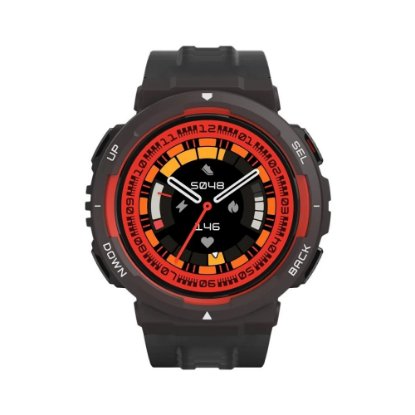 Pametni sat AMAZFIT Active Edge, 1.32", pametne obavijesti, crni
