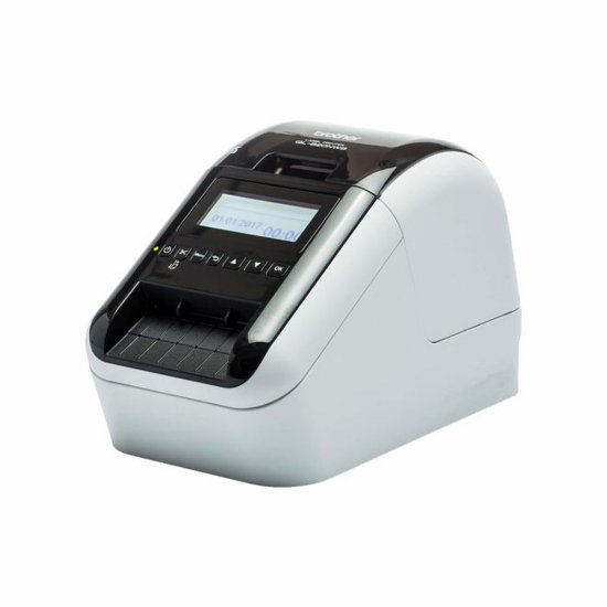 Pisač za naljepnice BROTHER QL-820NWB, crni i crveni ispis, LCD, WIFI, USB, bijeli