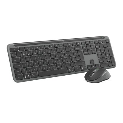 Tipkovnica + miš LOGITECH MK950 Signature Slim Combo, bežična, crna, Bolt Receiver USB