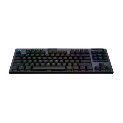 Tipkovnica LOGITECH Gaming G915 X TKL Lightspeed Tactile, RGB, mehanička, bežična, US Layout, crna