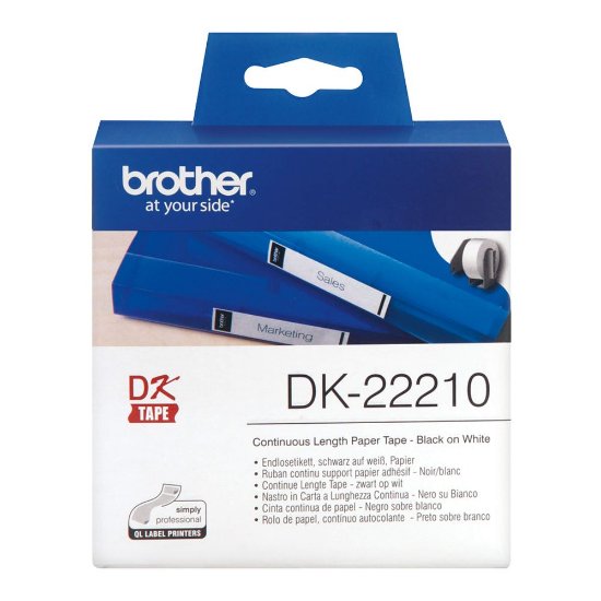 Traka za pisač naljepnica BROTHER DK-22210