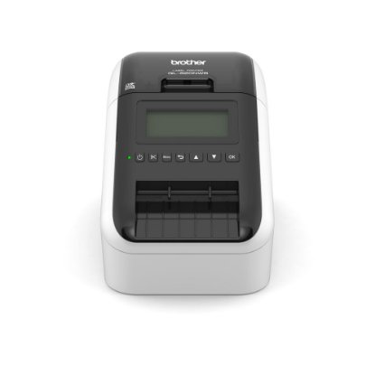 Pisač za naljepnice BROTHER QL-820NWB, crni i crveni ispis, LCD, WIFI, USB, bijeli